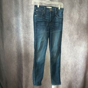 Madewell Dark Blue Skinny Jeans